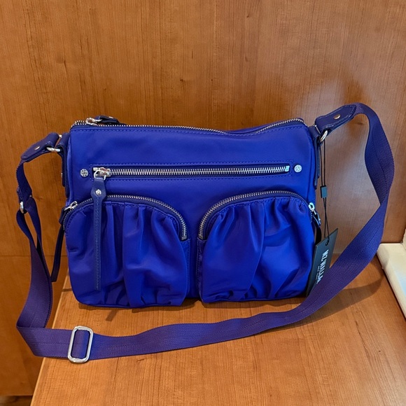 NWT MZ Wallace Paige Crossbody Dazzle Cobalt Blue - Picture 2 of 11